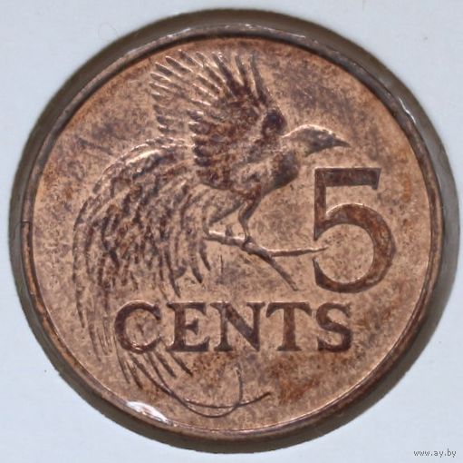 Тринидад и Тобаго 5 центов 2005 год