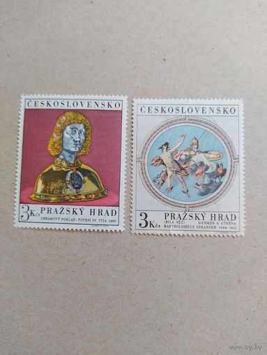Чехословакия серия марок 1970 г. Живопись.