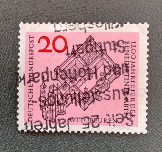 Марка Германия 1964 год 1200-летие монастыря Оттобойрен