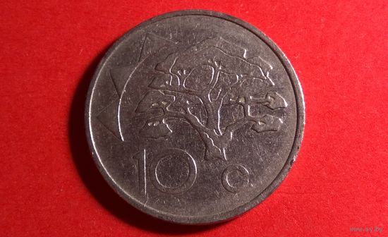 10 центов 1993. Намибия.