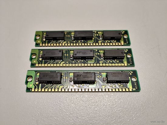 Память SIMM 30 pin FPM RAM w/Parity 3 X 1 MB