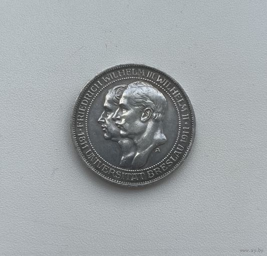 ПРУССИЯ  3 марки 1911 г.