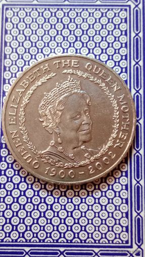 Великобритания 5 фунтов 2002 Королева мать