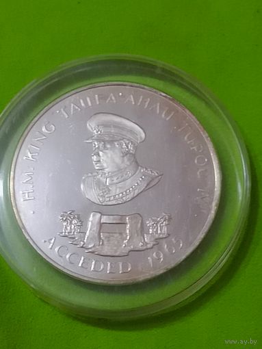 Тонга 10 Паанга 1975 конституции 100 лет редкая