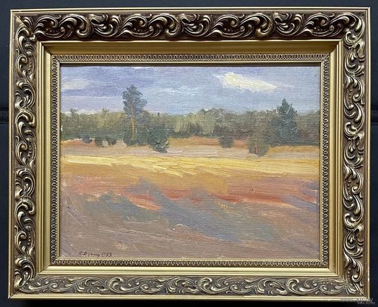 Дучиц Н.В;43/53см.с учетом родной рамы;63г;(Вечер);к/м;43/53 по раме;32/42