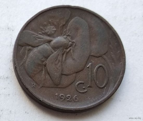 Италия 10 чентезимо, 1926 1-2-32