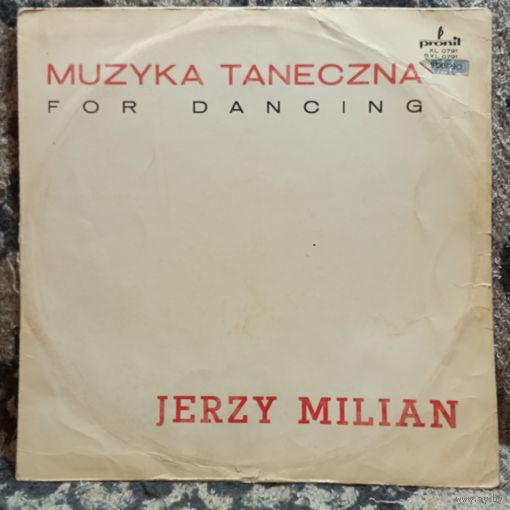 Jerzy Milian - Muzyka taneczna - Pronit, Польша - 1969 г.