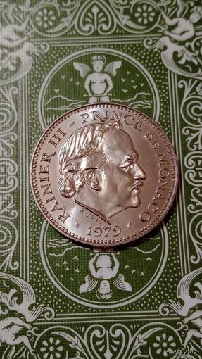 Монако 5 франков 1979 нечастый год