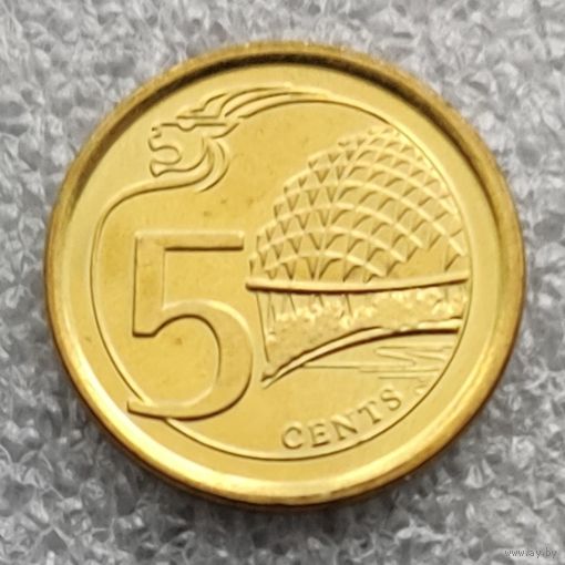 Сингапур 5 центов 2013 г.
