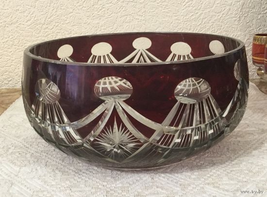 Салатник хрустальный (Ваза) Маркиза, Германия