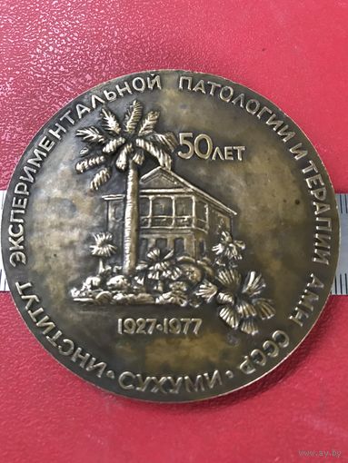 50 лет институту А.М.Н. СССР Сухуми.1977г.