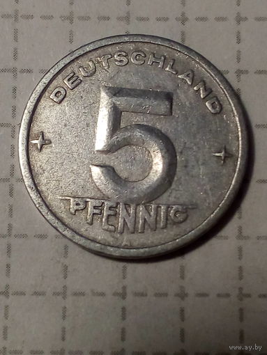 5 Пфеннигов ГДР 1949 год