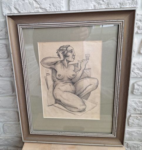 Игорь Либерман, 90-е годы, графика, авангард.