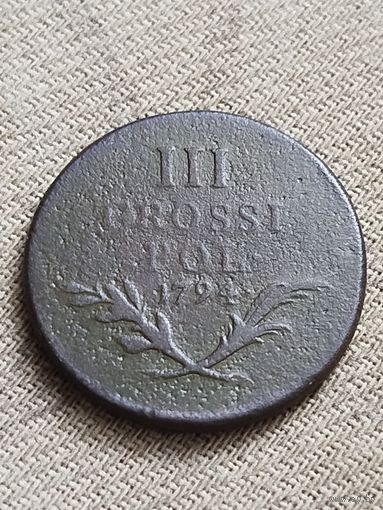 Распродажа - 3 гроша 1794г.,Галиция и Лодомерия