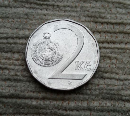 Werty71 Чехия Чехословакия 2 кроны 1994