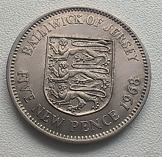 Джерси 5 Пенсов, 1968  5-12-17