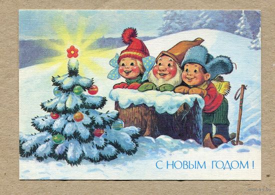 Зарубин В. С Новым годом! 1990г. Чистая
