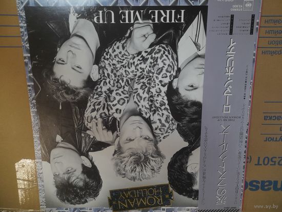 ROMAN HOLLIDAY " FIRE ME UP" 1984 LP  JAPAN ARISTA 28AP-2953 -NM/NM