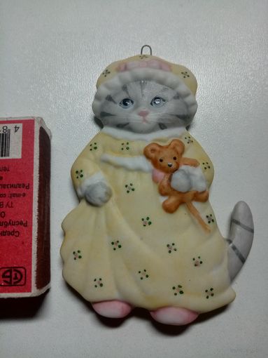 Коллекционные фигурки кота (кошки, котенка) Kitty Cucumber 1985 год