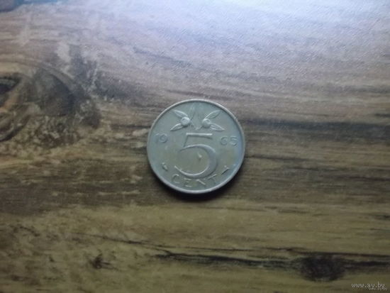 Нидерланды 5 центов 1965