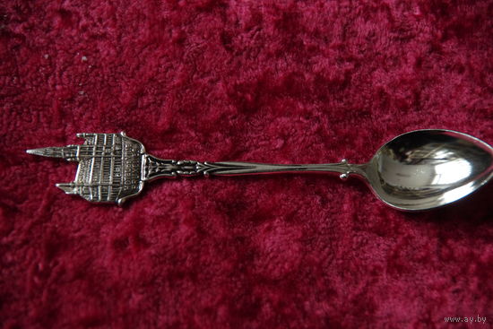 Ложка с серебрением сувенирная коллекционная  В22