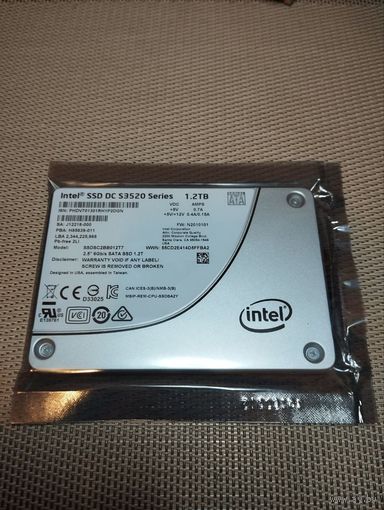 ССД SSD '' SC2BB012T701 Intel SSD DC S3520 '' 1.2Т СКИДКА