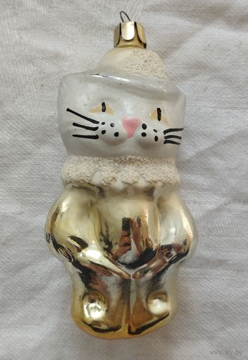 Ёлочная игрушка кот в сапогах