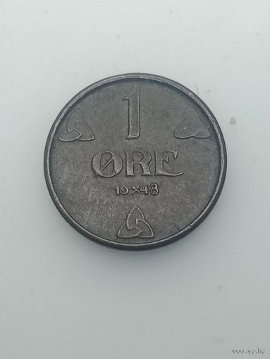 Норвегия 1 эре 1948 года .