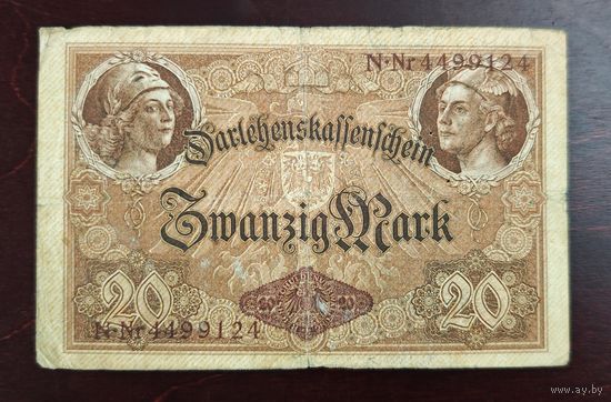 1914 год Германия 20 марок