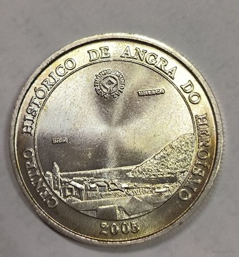 С рубля без мц! 5 евро 2005 серебро Португалии