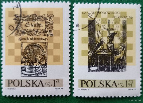 Польша 1974. История шахмат в искусстве