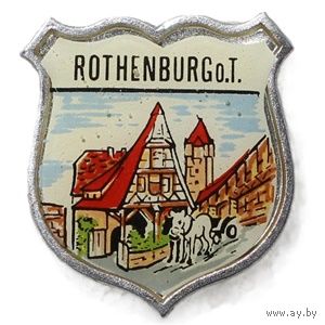 Значок города Ротенбург-об-дер-Таубер в Германии