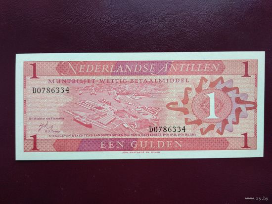 Нидерландские Антилы 1 гульден 1970 UNC