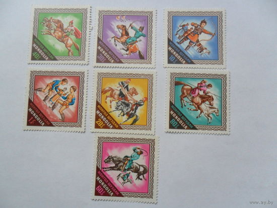 Монголия, национальный спорт