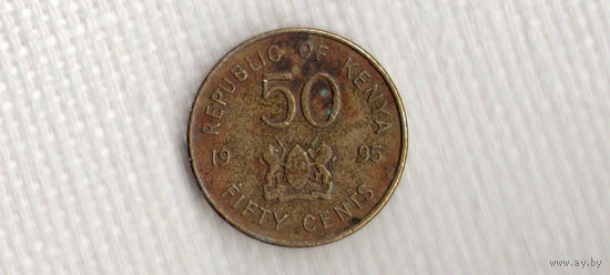 Кения 50 центов 1995(Ki)