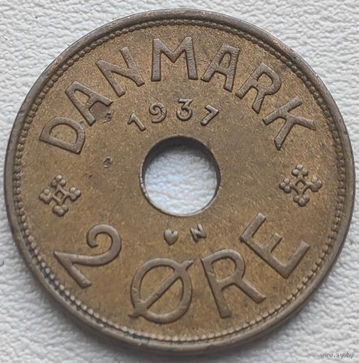 Дания 2 эре 1937