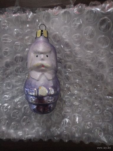 Елочная игрушка СССР солдат