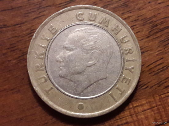Турция 1 лира 2009