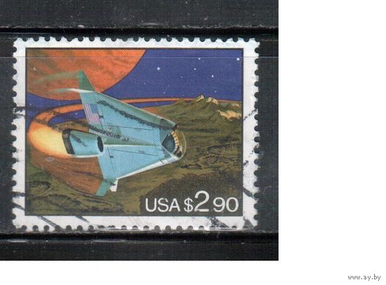 США-1993, (Мих.2375) , гаш., Космос (одиночка),