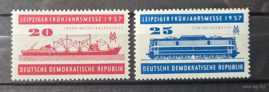 Германия, ГДР 1957 г. Mi.559-560 MNH** полная серия