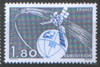 ФРАНЦ. М. 2191. 1980. Космическое телевидение. Связь. чиСт.