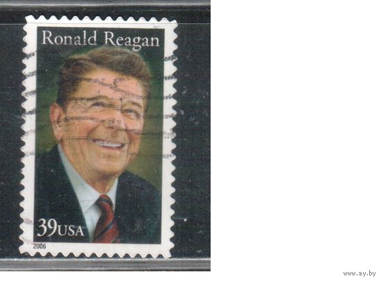 США-2006 (Мих.4130) , гаш.,  Личности, Рональд Рейган (одиночка),