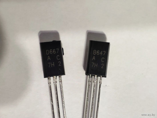 Транзисторы 2SD667AC, 2SB647AC, 2SA1013, 2SA1020, 2SC2705-Y, 2SA1145-Y, 2SC2655-Y, 2SC2383-Y лот (20 шт.)