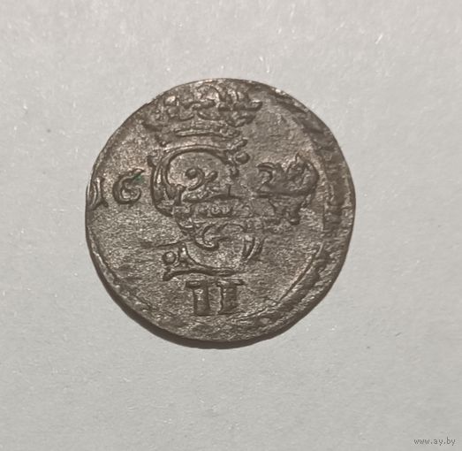 Пенязi i Ваза. Двуденарий 1620, Вильно. Хороший