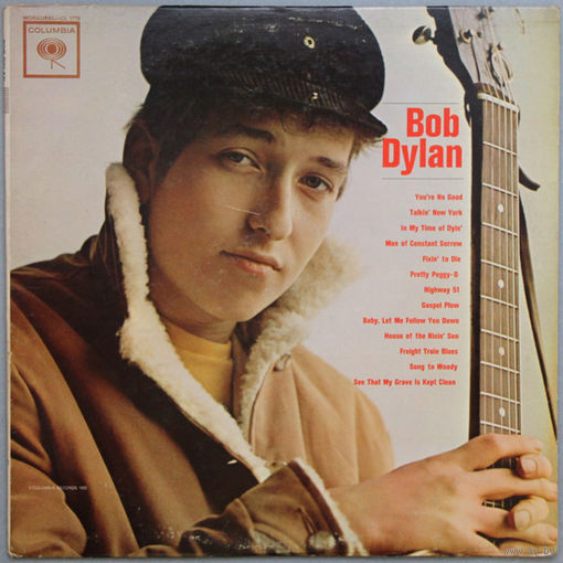 Bob Dylan – Bob Dylan, LP, USA 1962