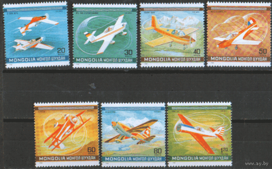 МНГ. М. 1295/02. 1980. Спортивные самолеты. ЧиСт.