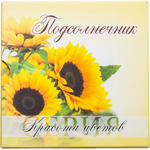 10 рублей 2013 Республика Беларусь серия Красота цветов Подсолнечник в капсуле футляр