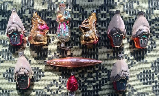 Елочные игрушки СССР. + Звездочет, сказка о золотом петушке.