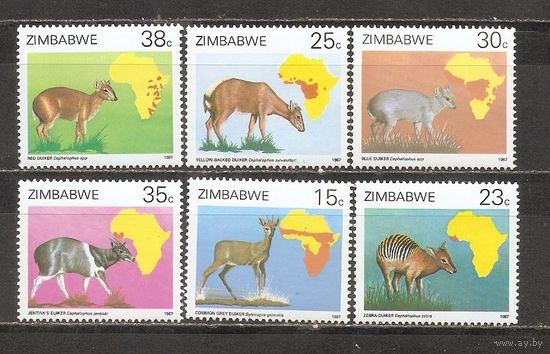 ФФ1 Зимбабве 1987 Фауна