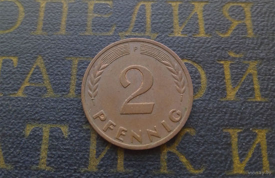 2 пфеннига 1970 (F) Германия ФРГ #03